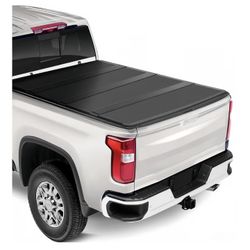 NEW-hard Quad Folding Cover 2017-2026 F250&F350 Super Duty. 6.75 FT