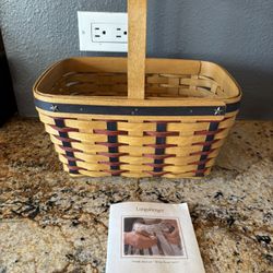 Longaberger Vintage NWT Retired Proudly American Spring Basket
