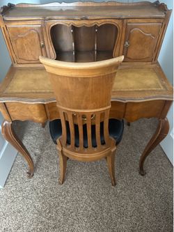 Vintage desk and chair