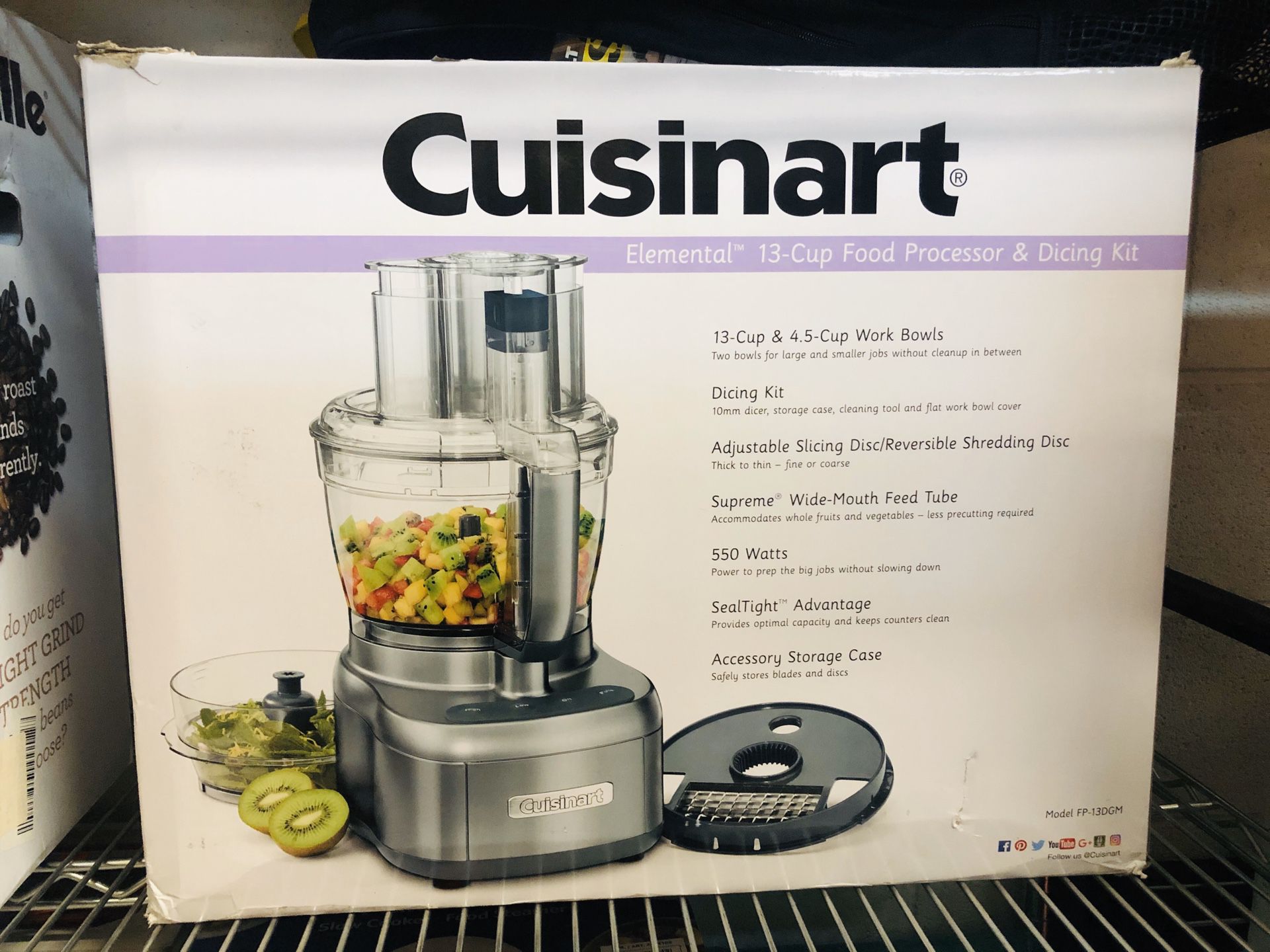 Cuisinart Elemental 13-Cup Food Processor with Dicing