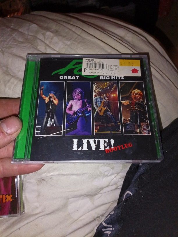 Factory Sealed POISON GREATEST HITS Live!!!!!