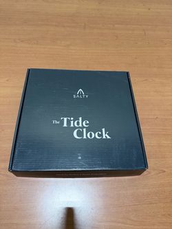 Salty Pacific Coast Tide Clock, 12.5” Diameter