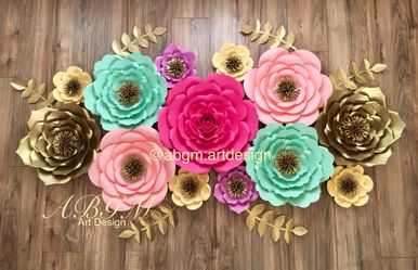 Paper flowers