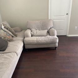 Feather Sofa And Chair