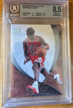 Michael Jordan 2007-08 Exquisite Collection #78/225 BGS 8.5