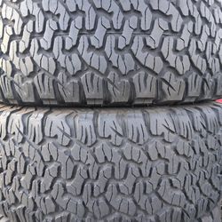  2 used tires 325/65r18 bfgoodrich ko2 🤑 free Installation and balance ‼️ 👌 