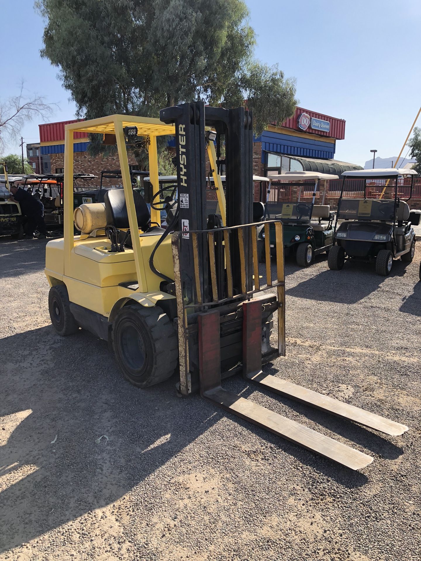 2000 Hyster 50XM Propane Forklift 