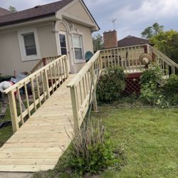 Deck Wooden Ramp