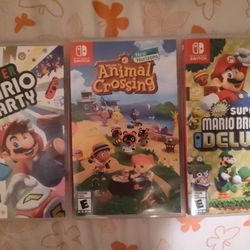 3 Nintendo Switch Games