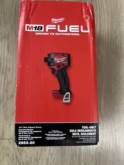 Milwaukee M18 FUEL 18V Lithium-Ion Brushless Cordless 1/4 in. Hex Impact Driver (Tool-Only)