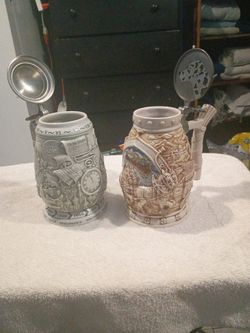 Both large    Bear Mugs For 5 Dollars each