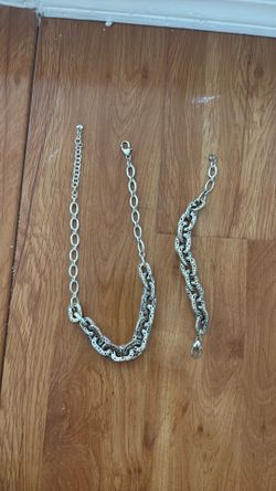 CONTEMPO LINK NECKLACE AND BRACELET