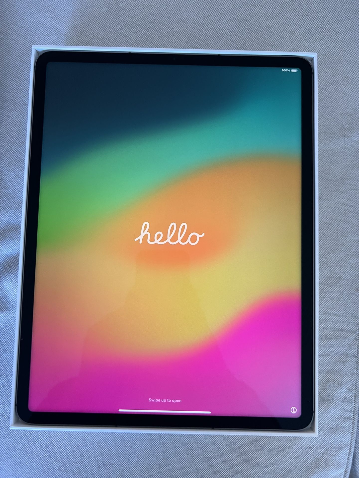 Apple iPad 12.9 Inch 5th Generation - Space Grey With Apple Magic Keyboard