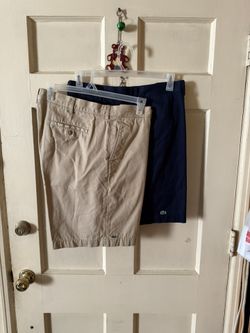 La Coste Shorts Sz 40 Navy and  Beige