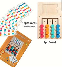 Wooden Color Puzzle - Enhance Logic, Focus & Hand-Eye Coordination with Learning Educational Toy