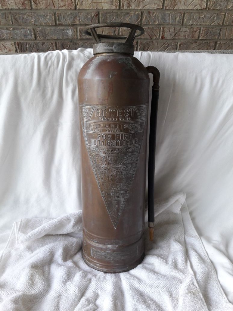 Vintage Hi Test fire extinguisher