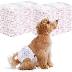Disposable Dog Diapers Female 90 Count Doggie Diapers For Female Dogs
