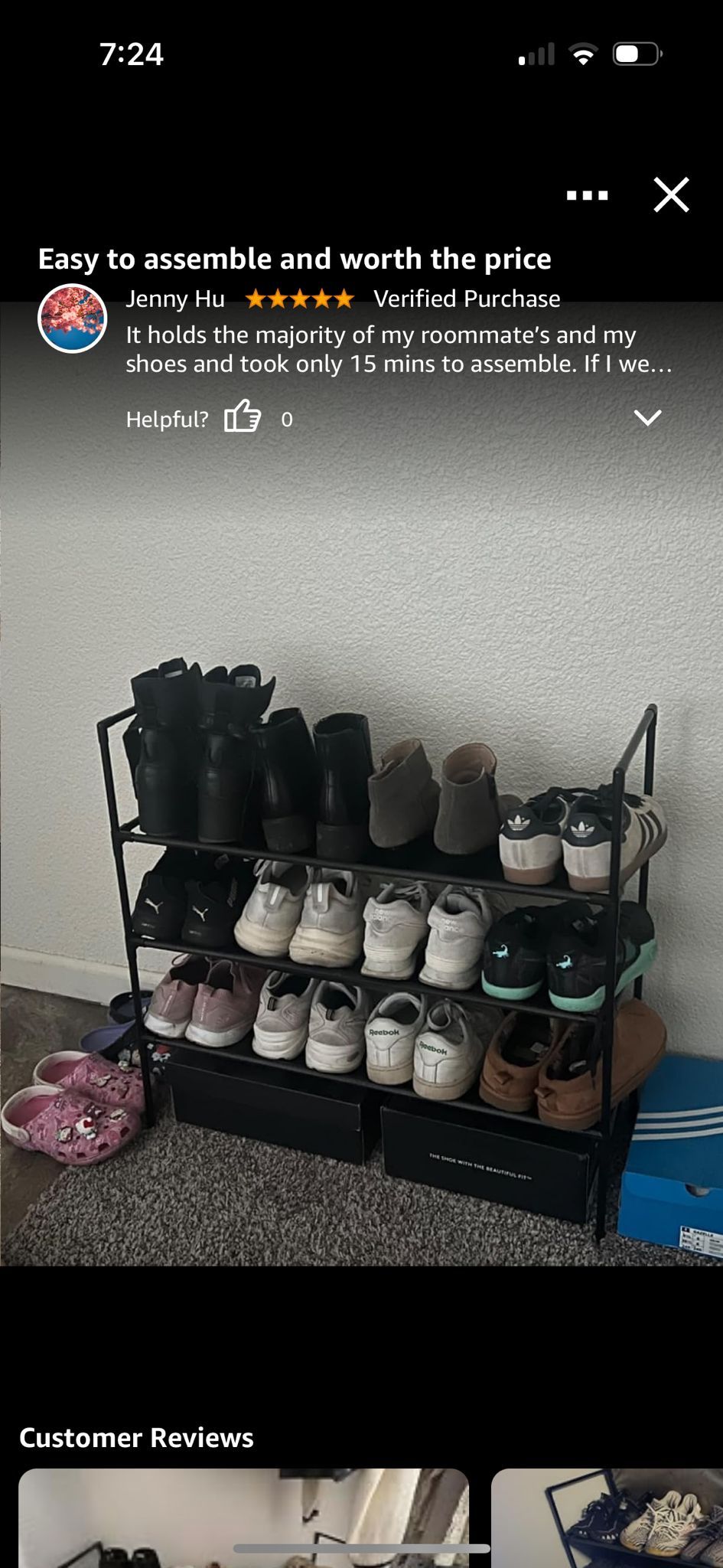 Shoe Rack with Non-Woven Fabric - X-Large Shoe Organizer, 3-Tier Shoe Storage Rack, Sturdy Shoe Rack for Closet, Garage & Corridor, Stackable Shoe Ra