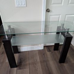 Glass Console Table 