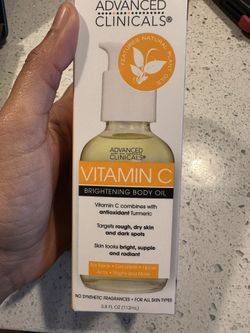 Vitamin C And Turmeric Body Oil