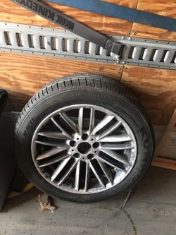 215/55r 18 inch 745li 745i bmw rim just one mint condition