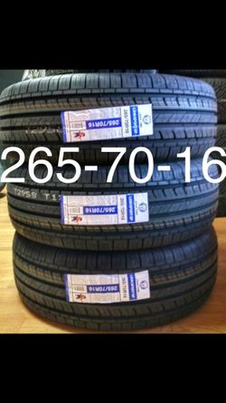 4 new 265-70-16