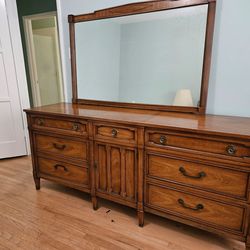Mid-Century Drexel Triune triple dresser