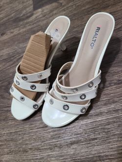 White Heels Sandel 