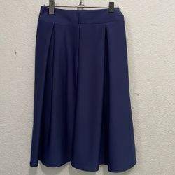 Blue Skater Skirt