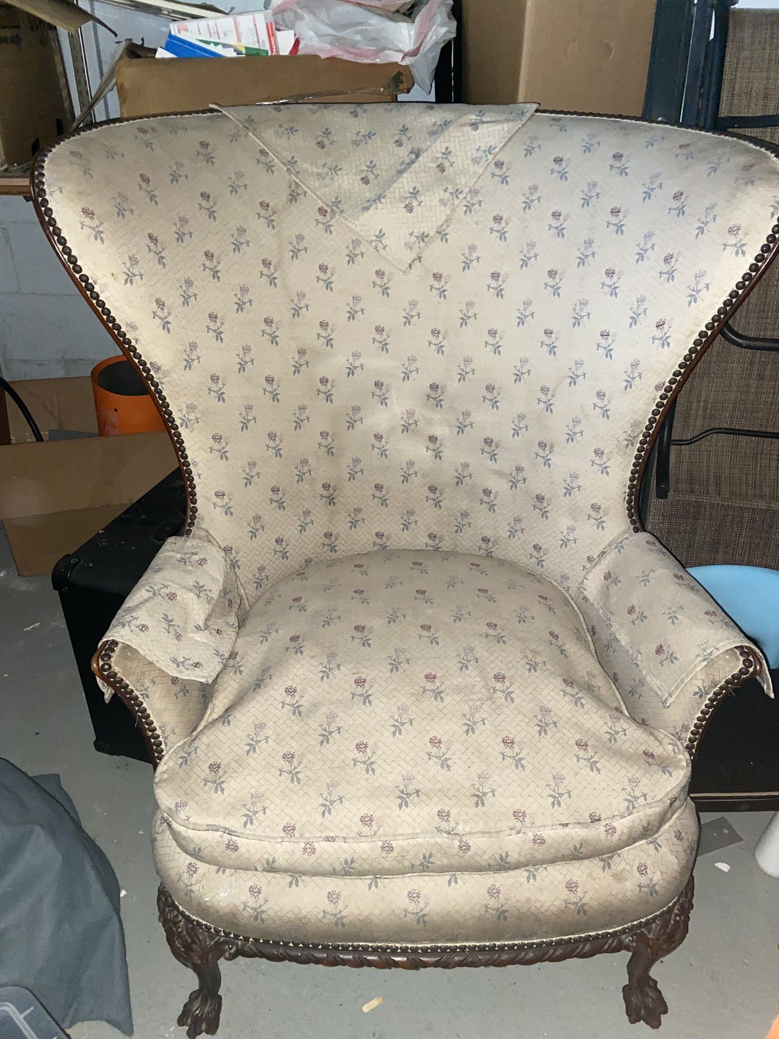 Vintage Queen Ann Chair