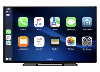 LAMTTO 9 Inch Wireless Car Stereo with Apple Carplay & Android Auto