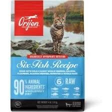 ORIJEN 4 POUND VARIETY OF DIFFERENT KINDS OF CAT FOOD