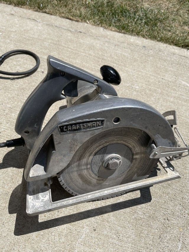 Vintage Craftsman 7" Electric Hand Saw