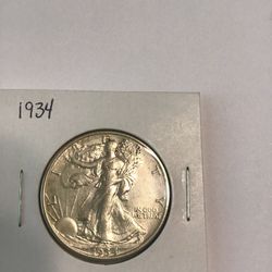 High Grade 1934 Walking Half