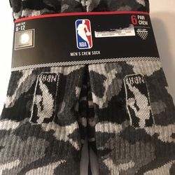 NBA Socks 6 Pk