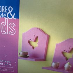 Shelves- Home Decor- Girls Bedroom 