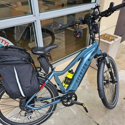 Aventon Level 2 2023 Newest M Ebike Barely Used Medium Frame TORQUE SENSOR CLASS 3 With SPARE BATTERY  Bottle Holder, Stem Riser And Rear view Mirror 