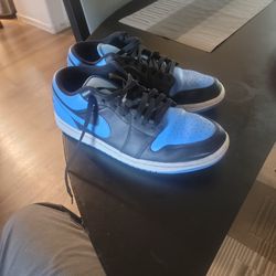 Blue Jordans Low