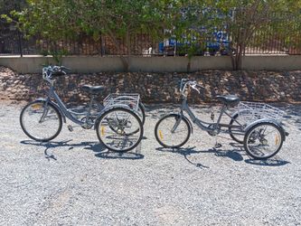 2 Tricycles 3 Wheels W/ Shimano 7 Speed