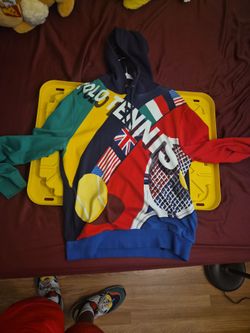 R L hoodie tennis
