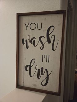 Farmhouse sign