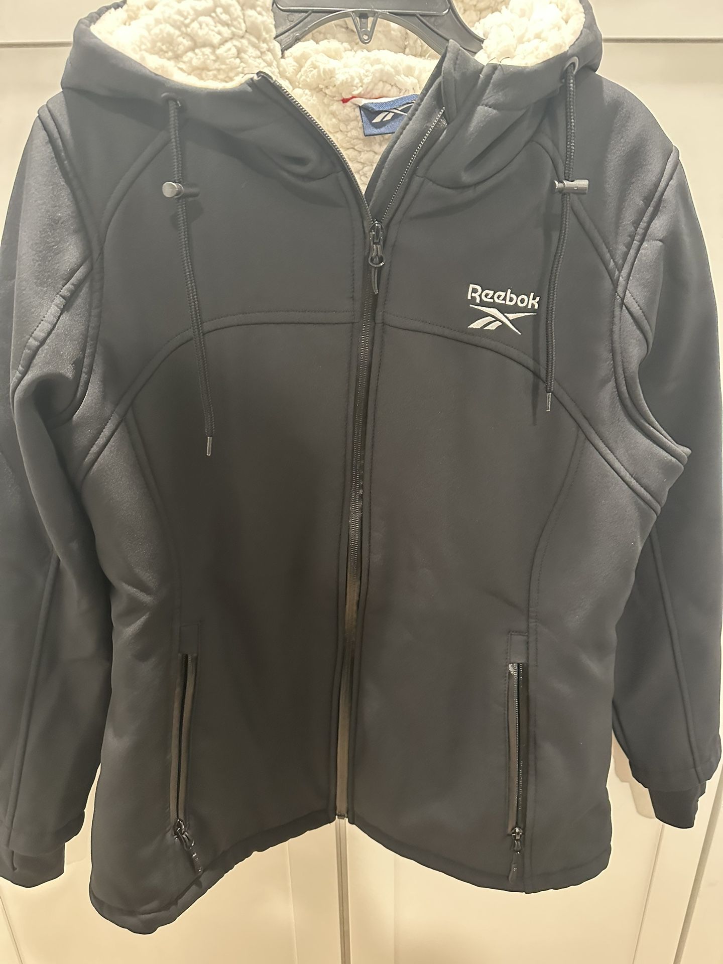 Reebok Faux Fleece Linter Jacket - Size L