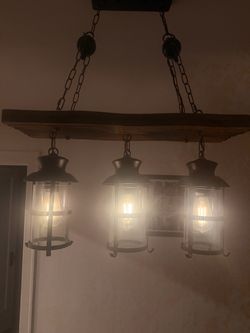 Rustic chandelier