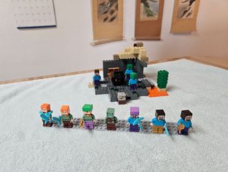 Lego Minecraft 21119 The Dungeon, Plus Extra Minifigures and Accessories