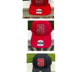 NC State Wolfpack NEW Baseball Caps 3 For $15
