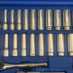 Cornwell Tools TSO47SSFT - 47 Piece 1/4" Drive Super Set, 6 Point with Fine Tooth Ratchet