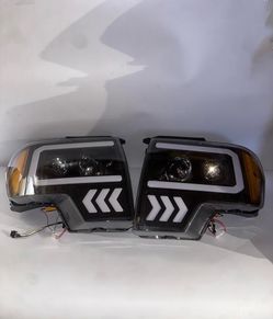 09-14 Ford F150 LED DRL Projector Headlights