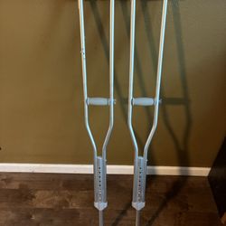 Crutches  Push Button (1 Pair)