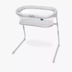 Halo Heather Weave Bassinest Flex Sleeper Crib - Grey