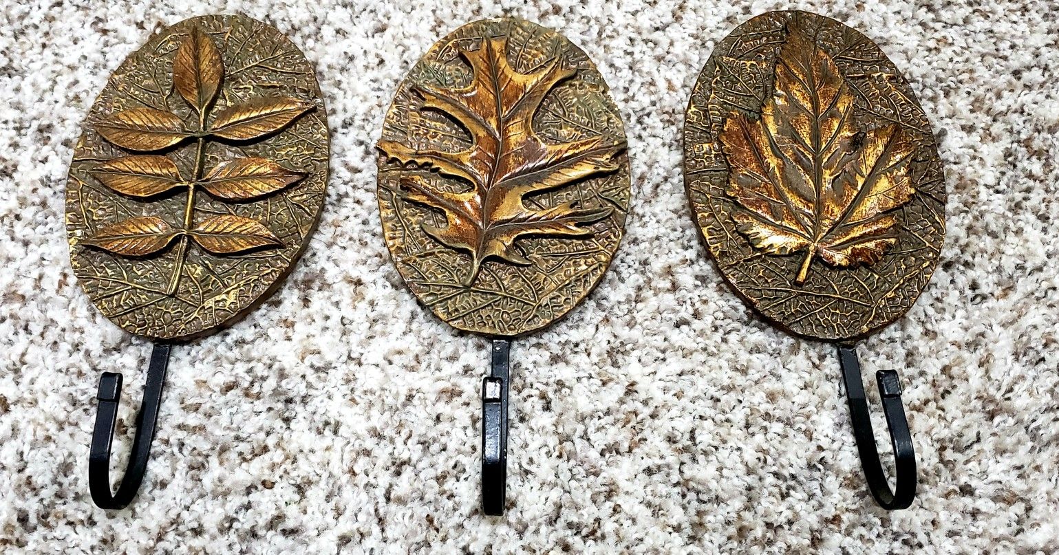 Heavyweight Earthy Wall Decor Hook Set 4in x 8in each 